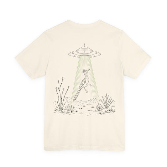 Roadrunner and UFO Back Design Tee