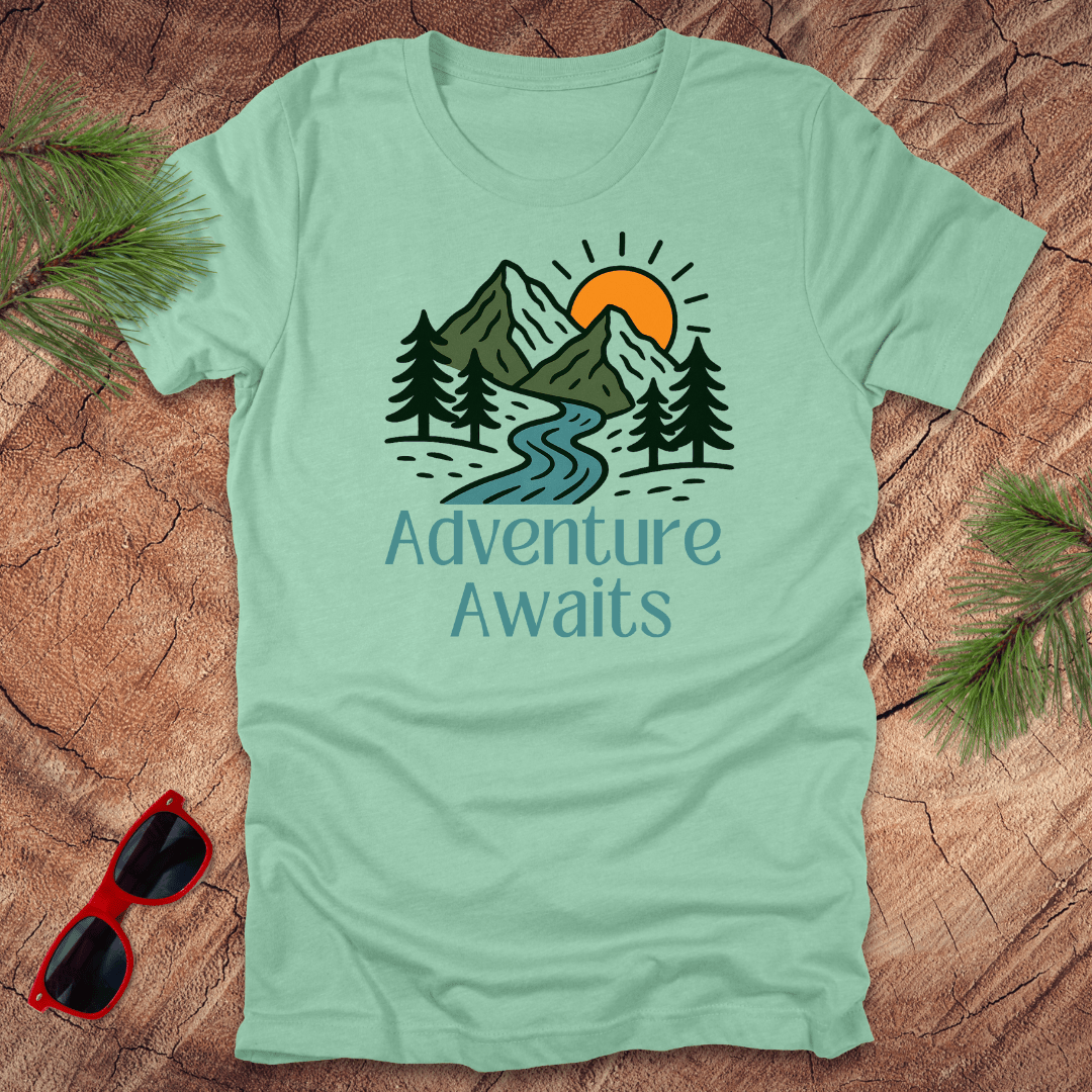 Adventure Awaits Sun Tee - Wandering Owl Adventure Gear