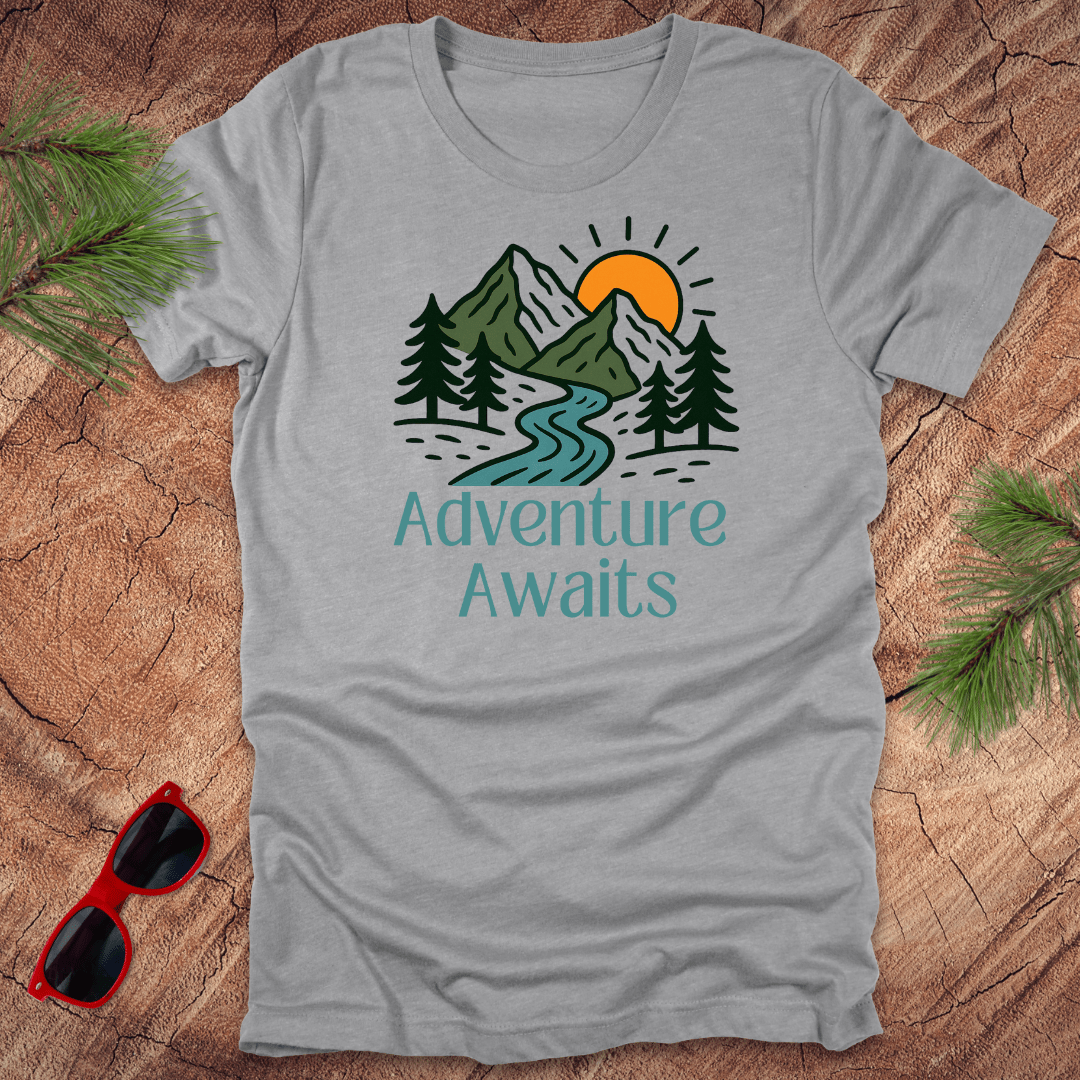 Adventure Awaits Sun Tee - Wandering Owl Adventure Gear
