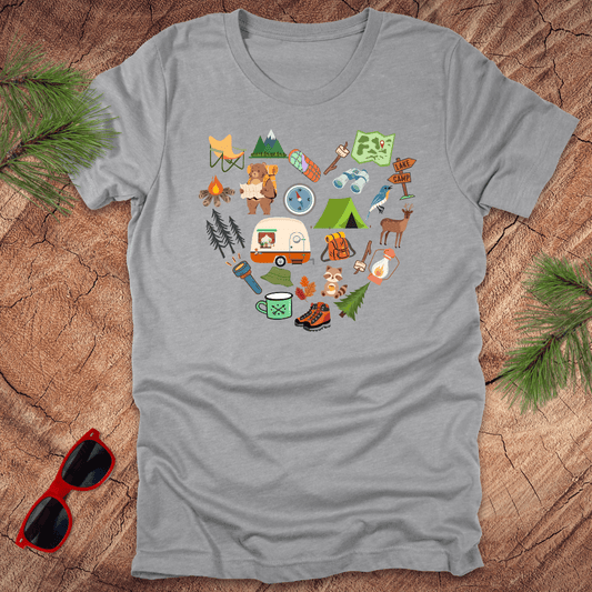 Adventure Heart Tee - Wandering Owl Adventure Gear