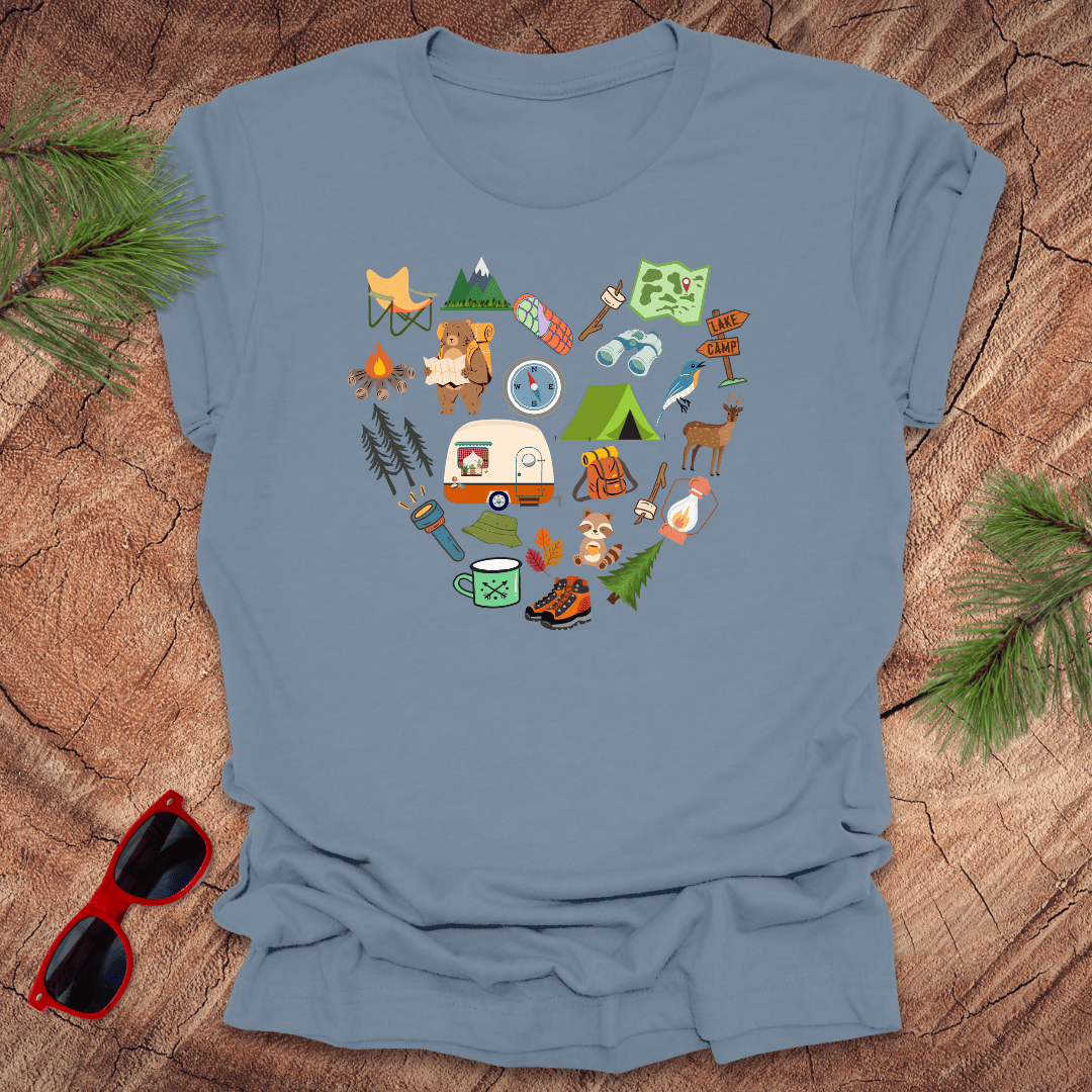 Adventure Heart Tee - Wandering Owl Adventure Gear