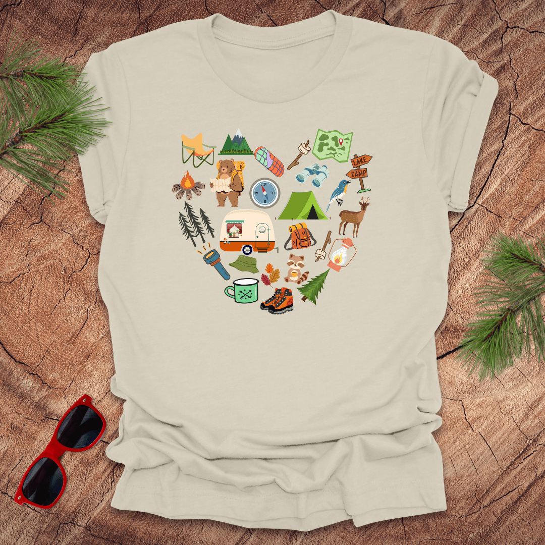Adventure Heart Tee - Wandering Owl Adventure Gear