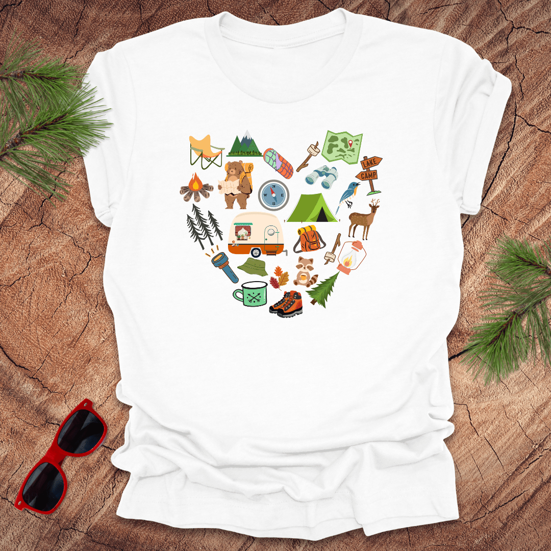 Adventure Heart Tee - Wandering Owl Adventure Gear