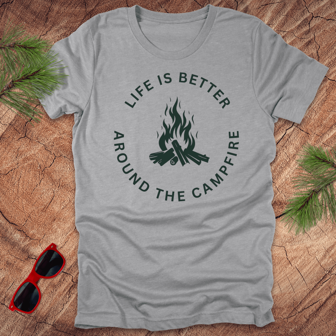 Around the Campfire Tee - Wandering Owl Adventure Gear