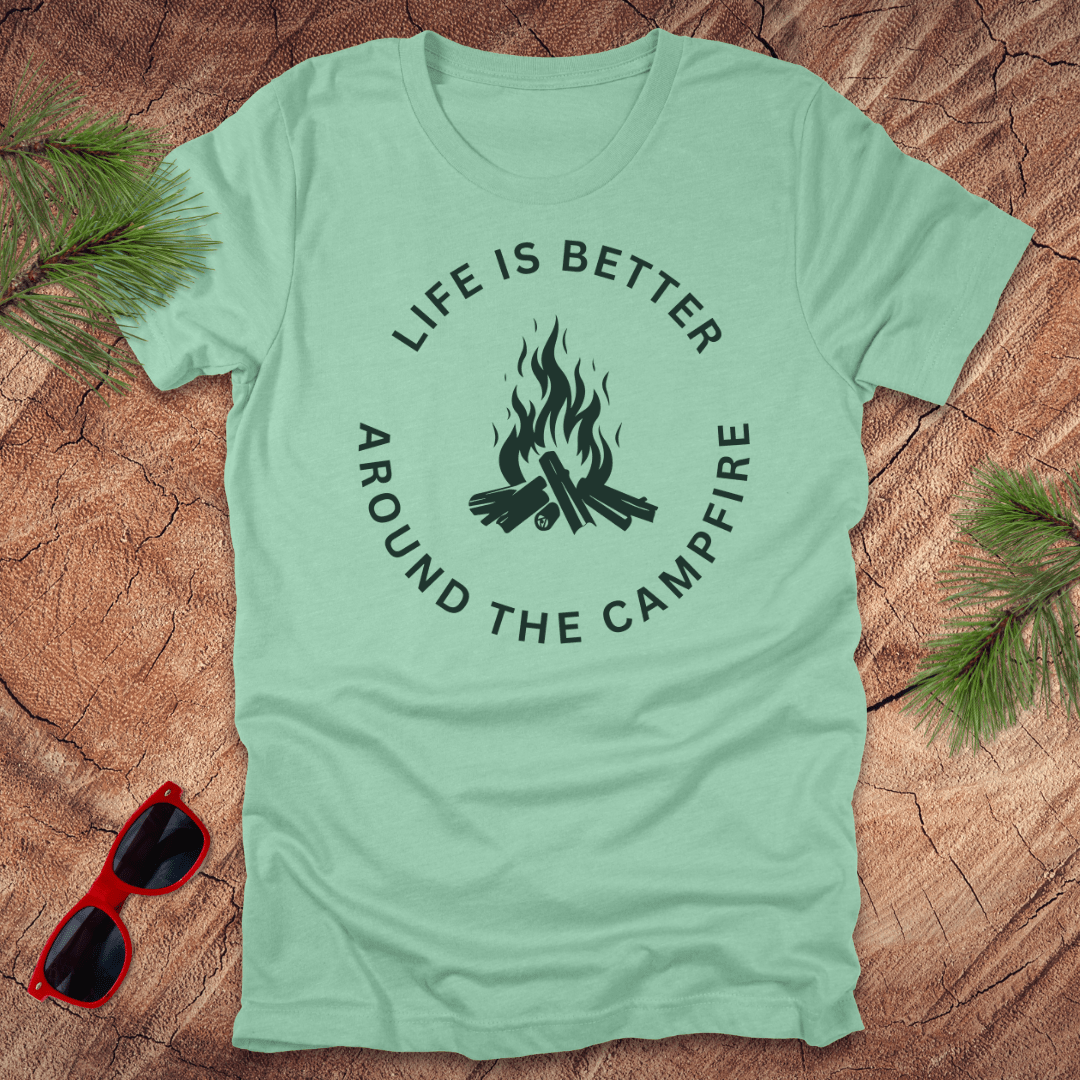 Around the Campfire Tee - Wandering Owl Adventure Gear
