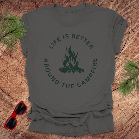 Around the Campfire Tee - Wandering Owl Adventure Gear