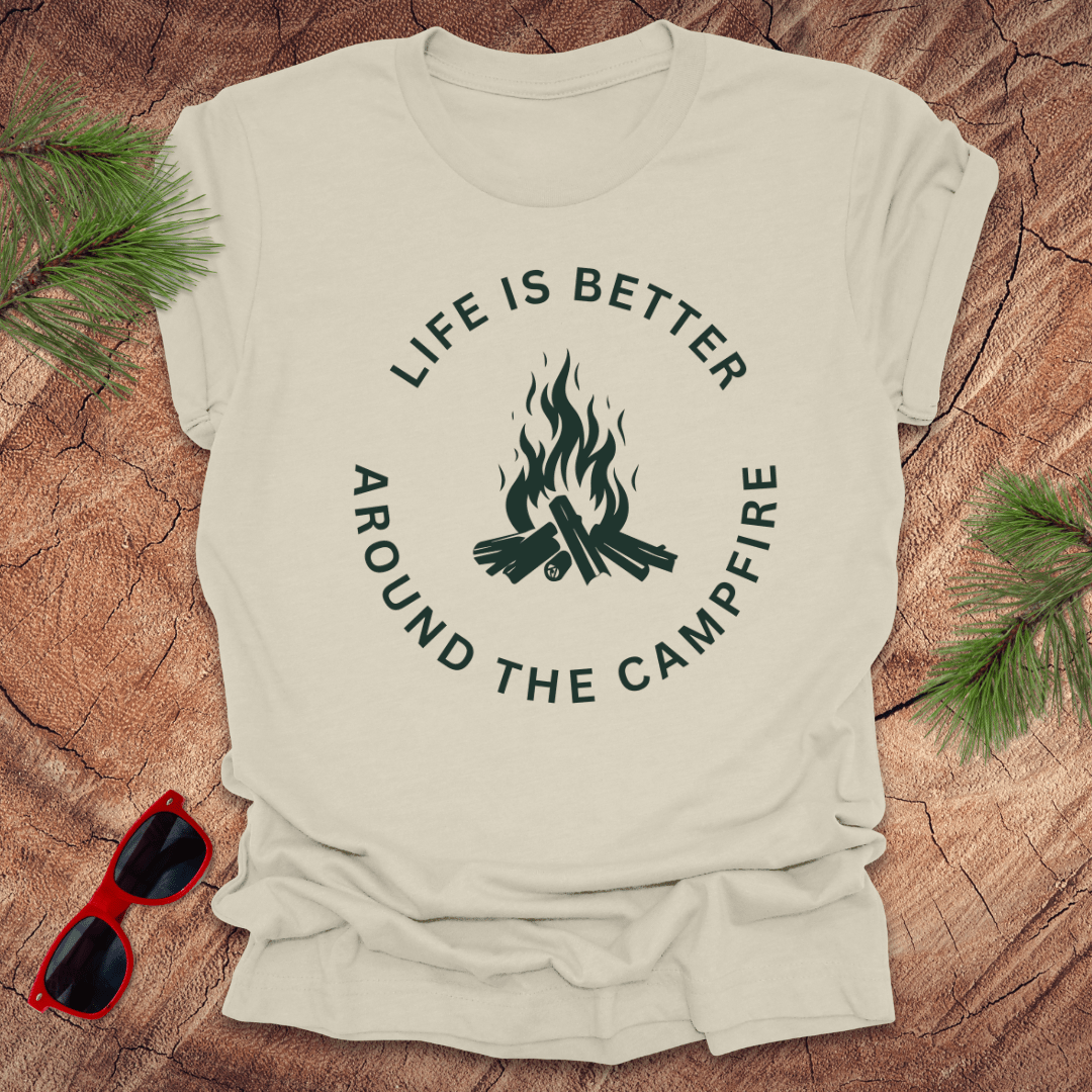 Around the Campfire Tee - Wandering Owl Adventure Gear