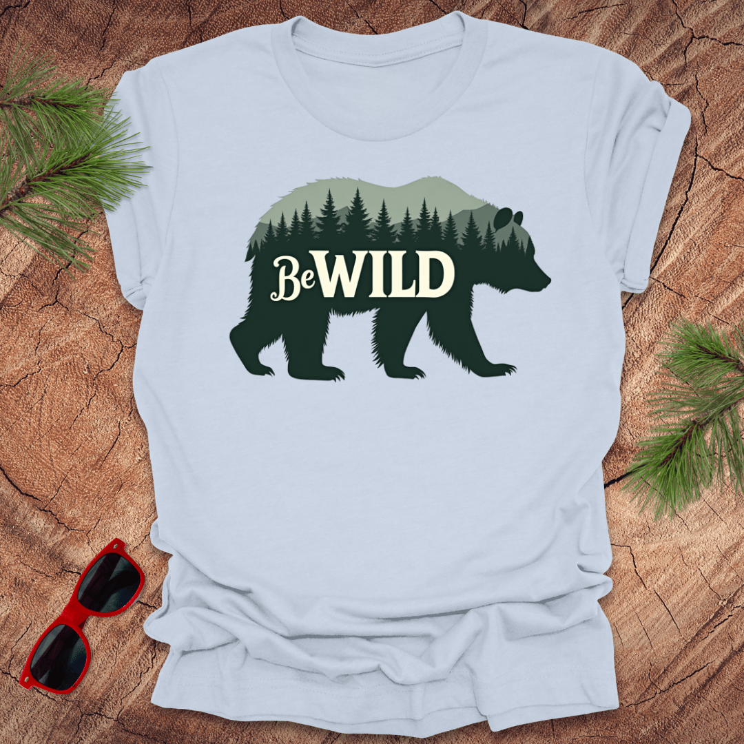 Be Wild Bear Tee - Wandering Owl Adventure Gear