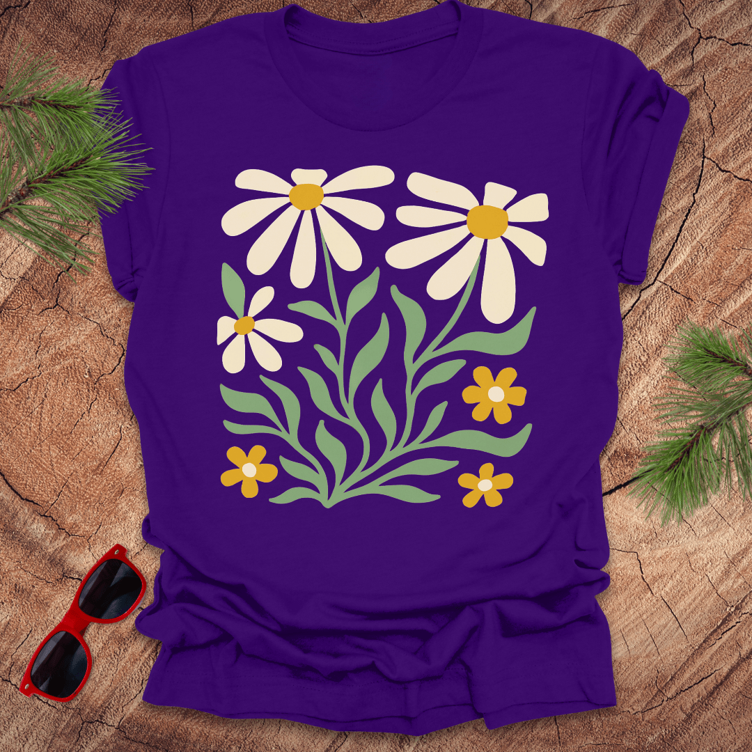 Big Daisies Tee - Wandering Owl Adventure Gear