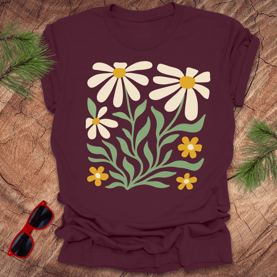 Big Daisies Tee - Wandering Owl Adventure Gear