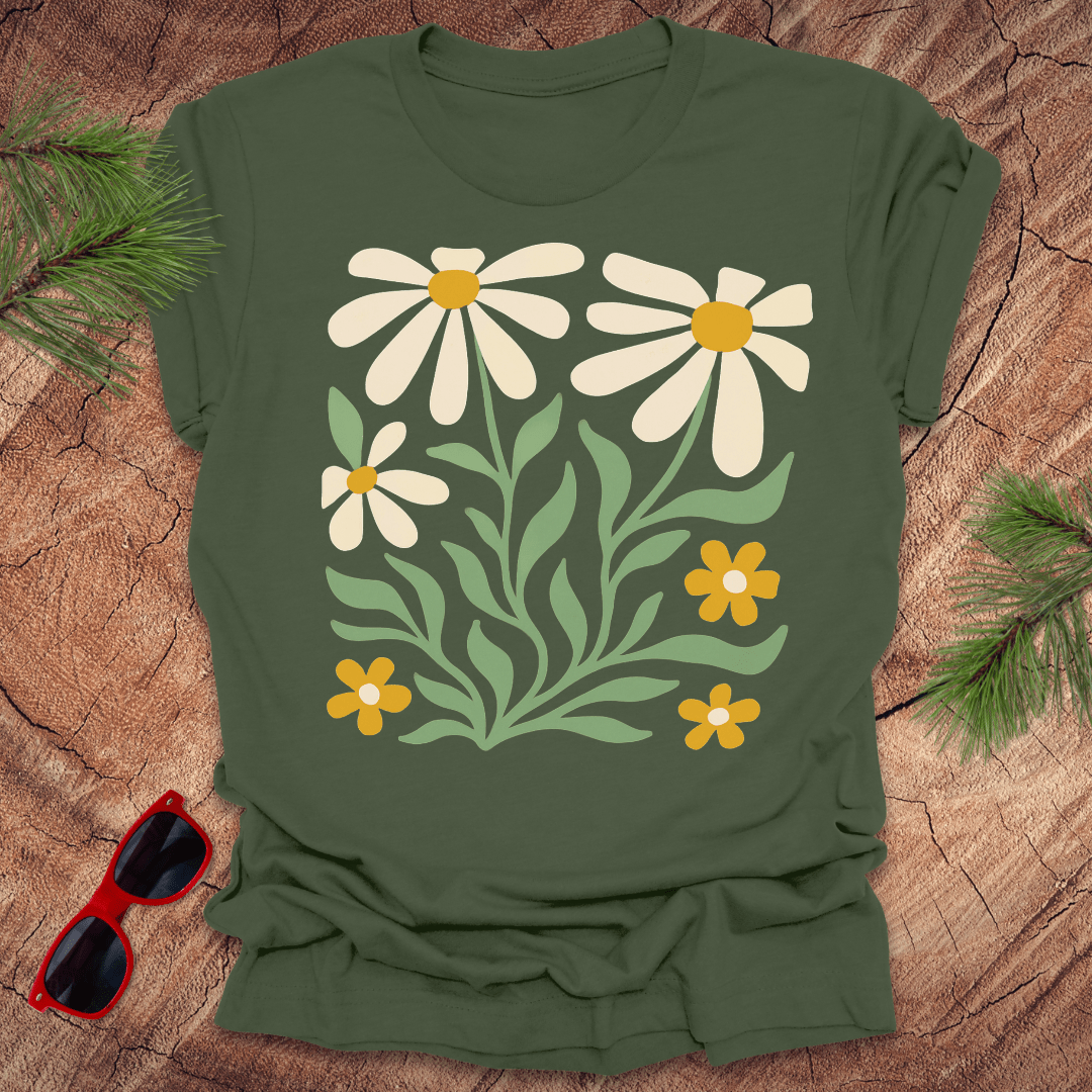 Big Daisies Tee - Wandering Owl Adventure Gear