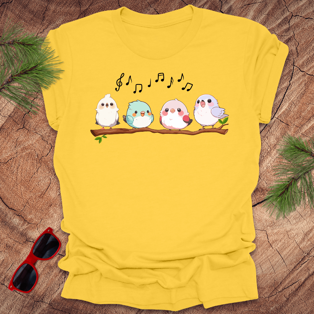 Bird Music Tee - Wandering Owl Adventure Gear