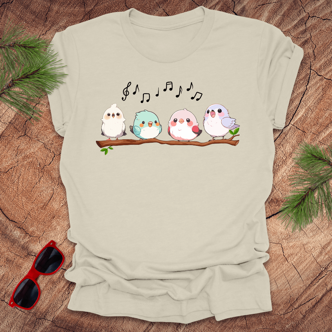 Bird Music Tee - Wandering Owl Adventure Gear