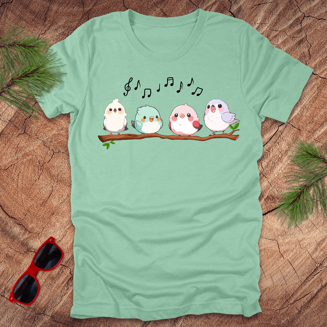 Bird Music Tee - Wandering Owl Adventure Gear