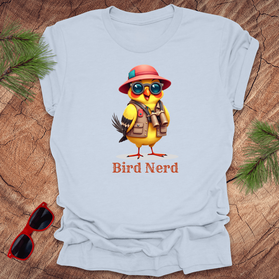 Bird Nerd Goldfinch Tee - Wandering Owl Adventure Gear
