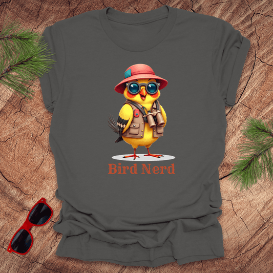 Bird Nerd Goldfinch Tee - Wandering Owl Adventure Gear