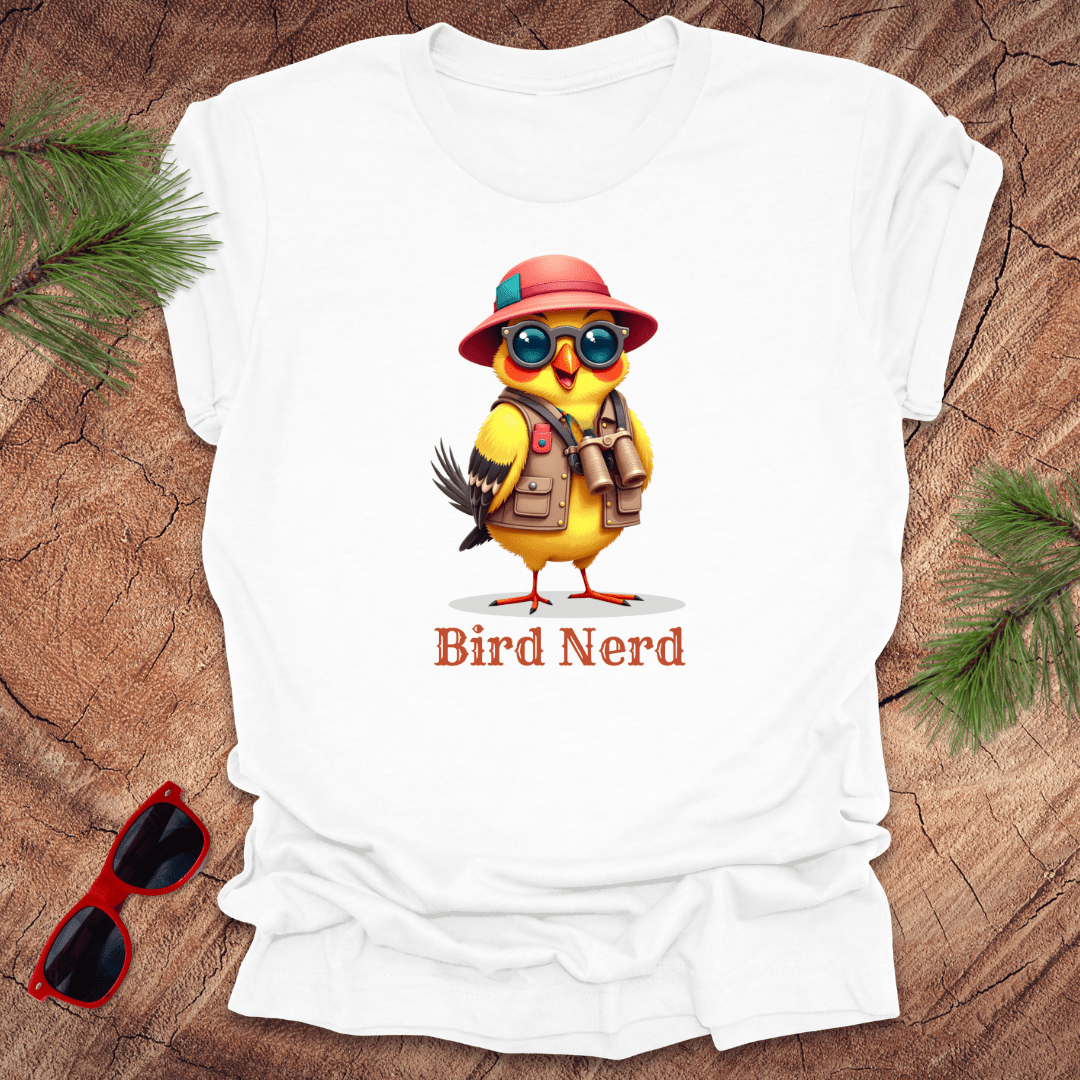 Bird Nerd Goldfinch Tee - Wandering Owl Adventure Gear