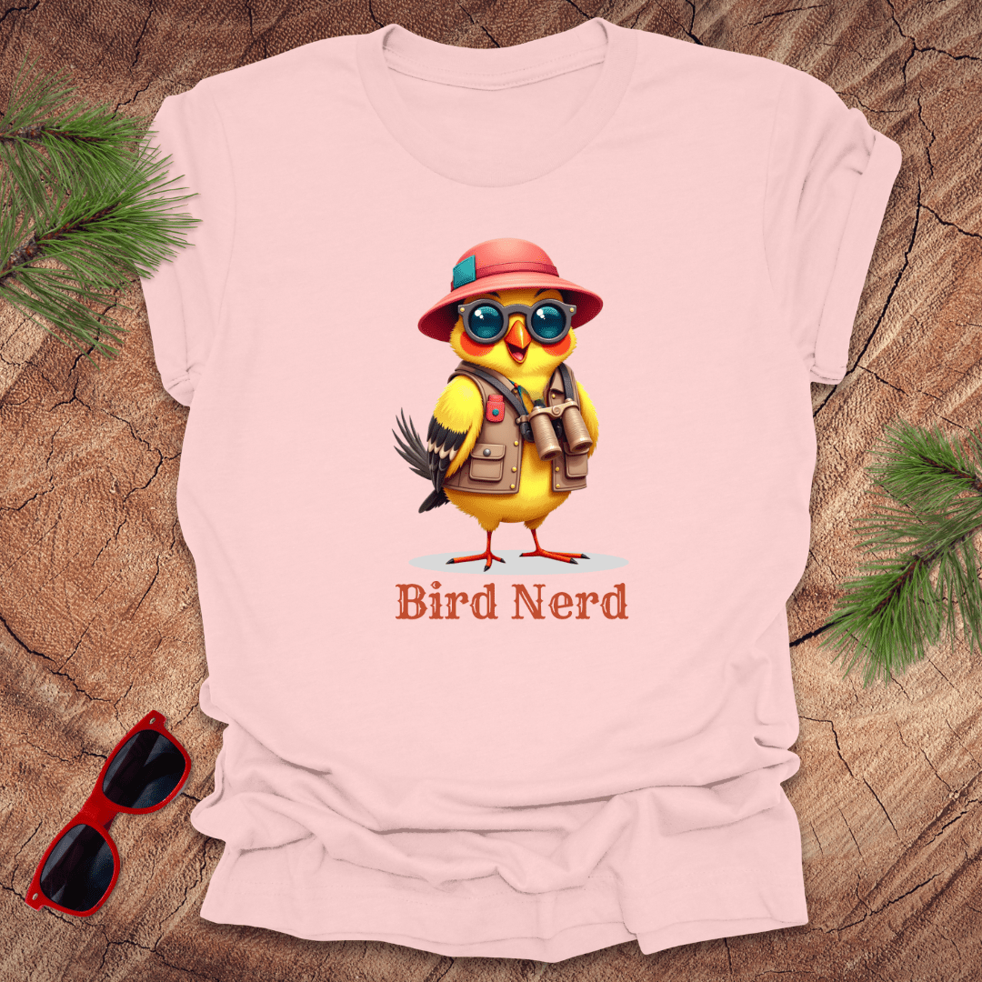 Bird Nerd Goldfinch Tee - Wandering Owl Adventure Gear