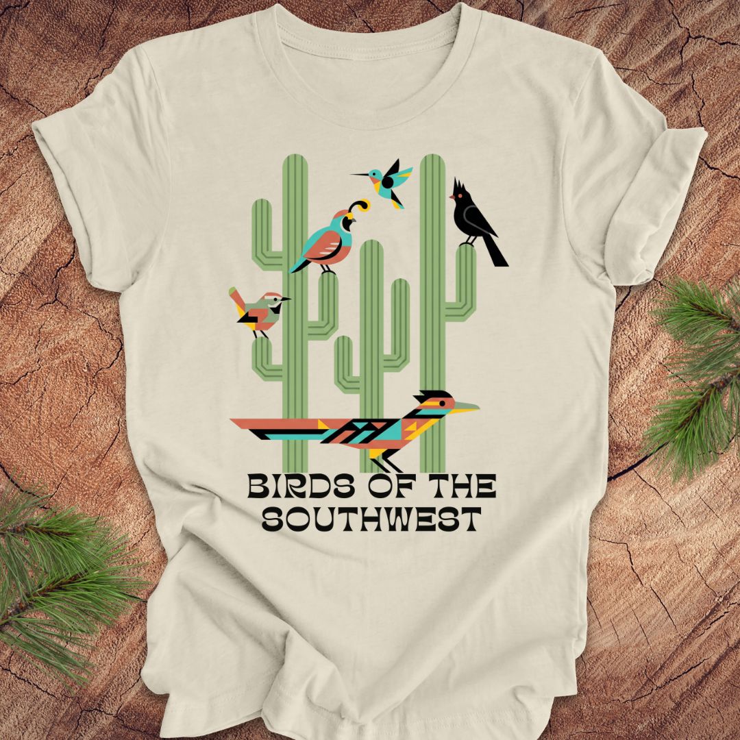 Birds of the Southwest Tee Natural