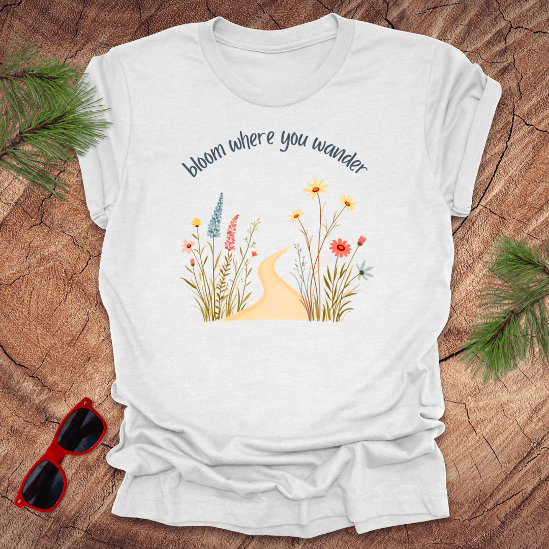Bloom Where You Wander Tee - Wandering Owl Adventure Gear