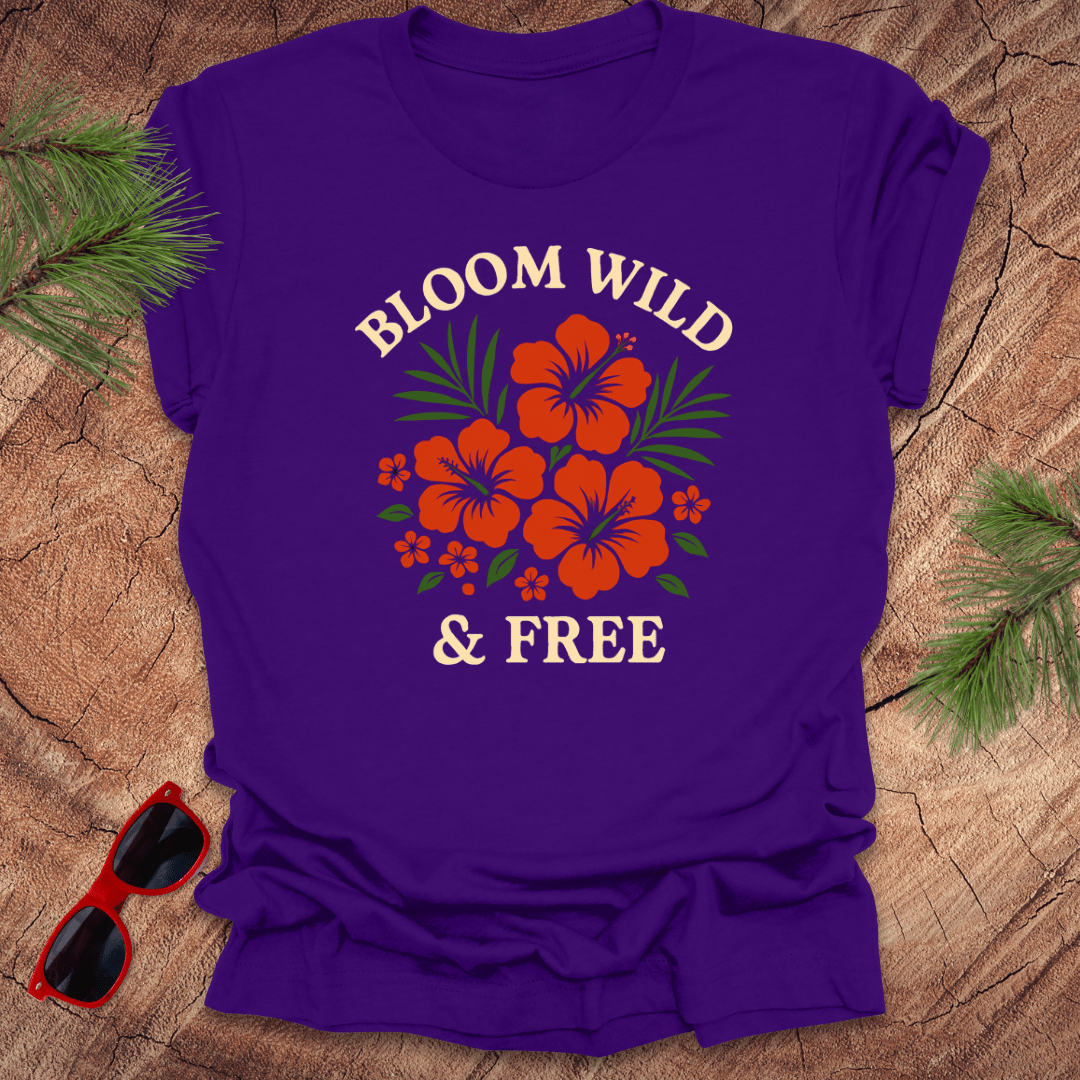 Bloom Wild and Free Tee - Wandering Owl Adventure Gear