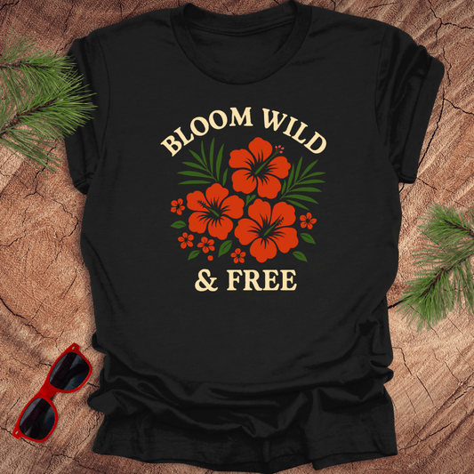 Bloom Wild and Free Tee - Wandering Owl Adventure Gear