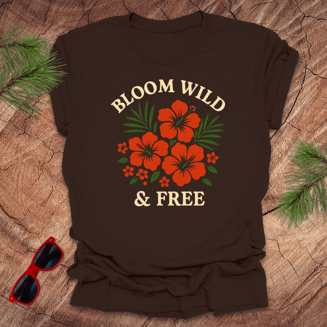 Bloom Wild and Free Tee - Wandering Owl Adventure Gear