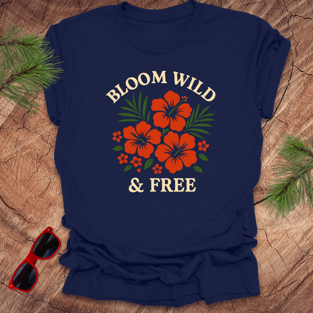 Bloom Wild and Free Tee - Wandering Owl Adventure Gear