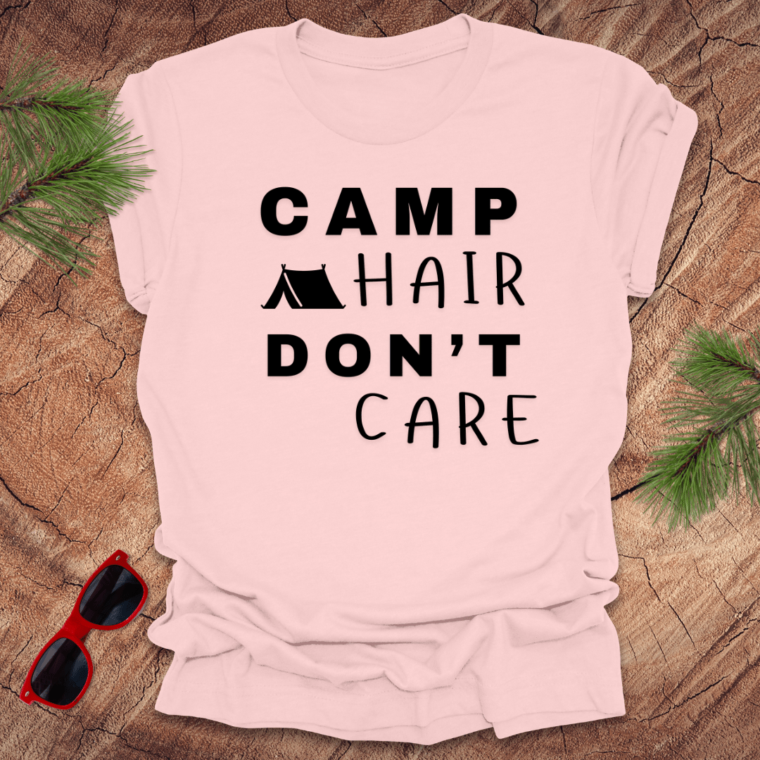 Camp Hair Don't Care Tee - Wandering Owl Adventure Gear