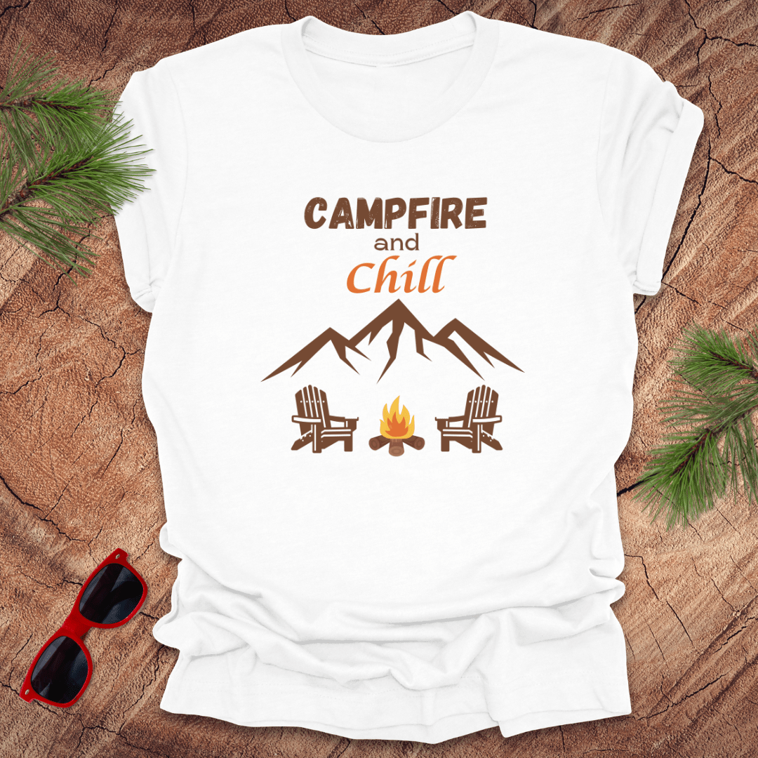 Campfire & Chill Tee - Wandering Owl Adventure Gear