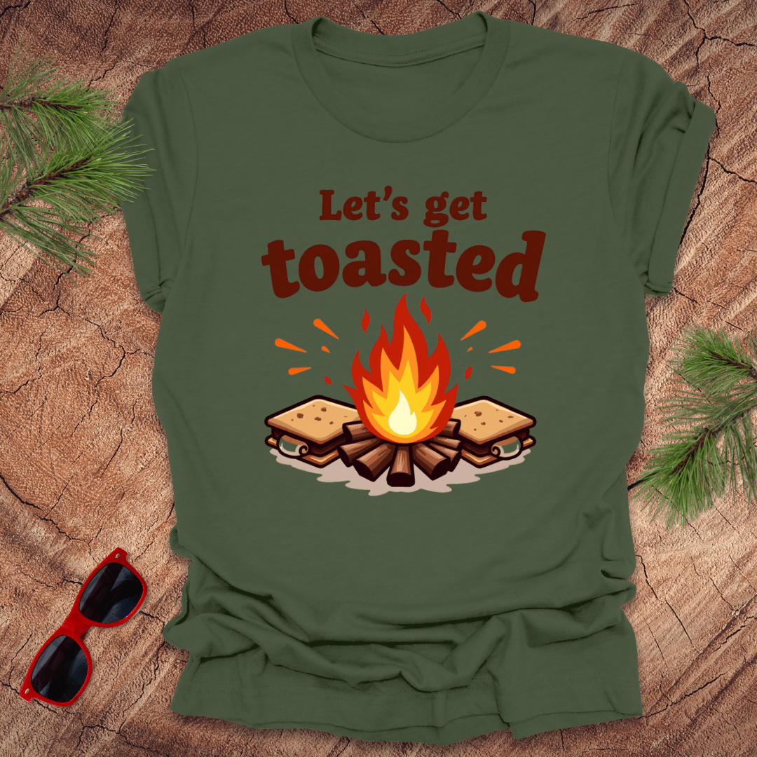 Campfire Let's Get Toasted Tee - Wandering Owl Adventure Gear