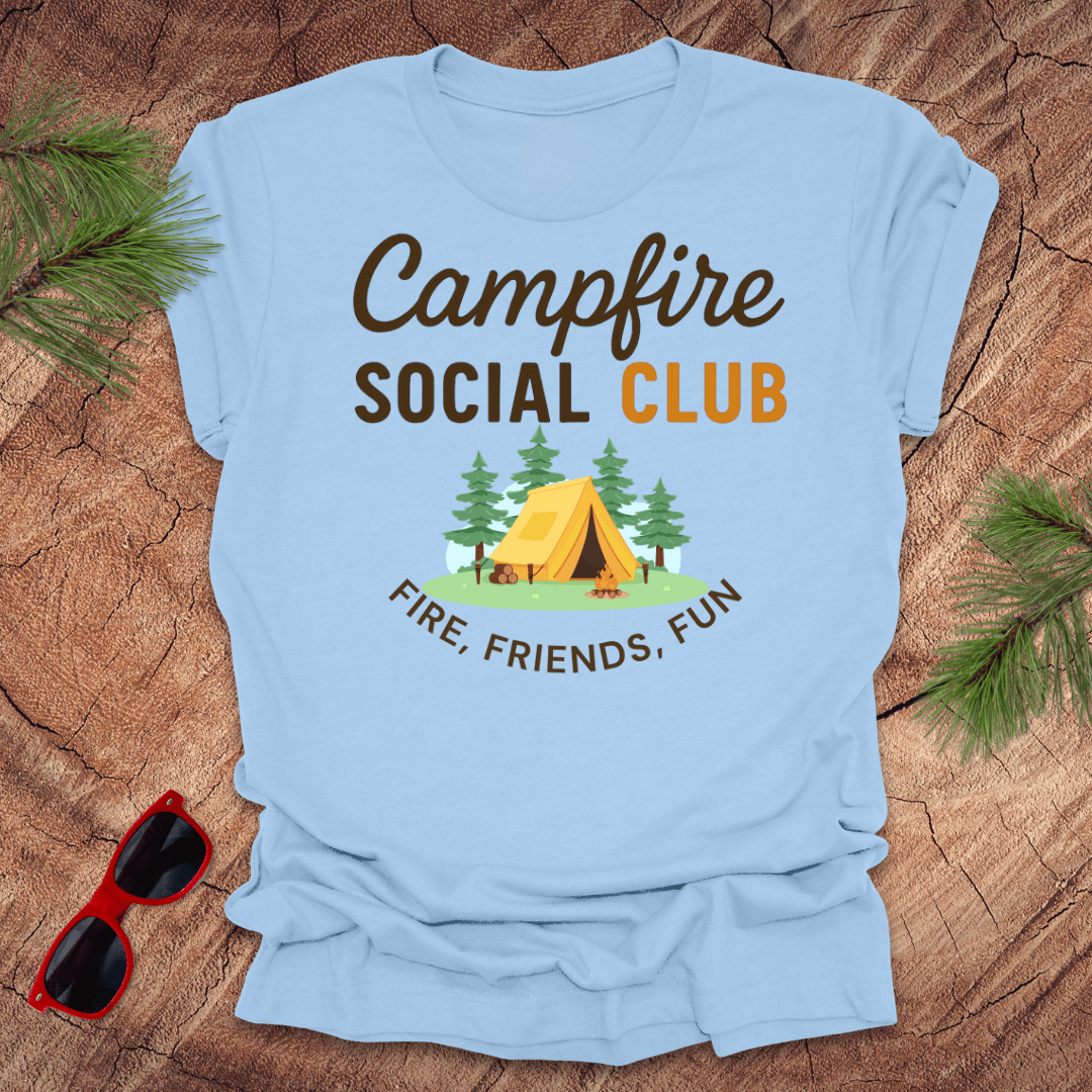 Campfire Social Club Tee - Wandering Owl Adventure Gear