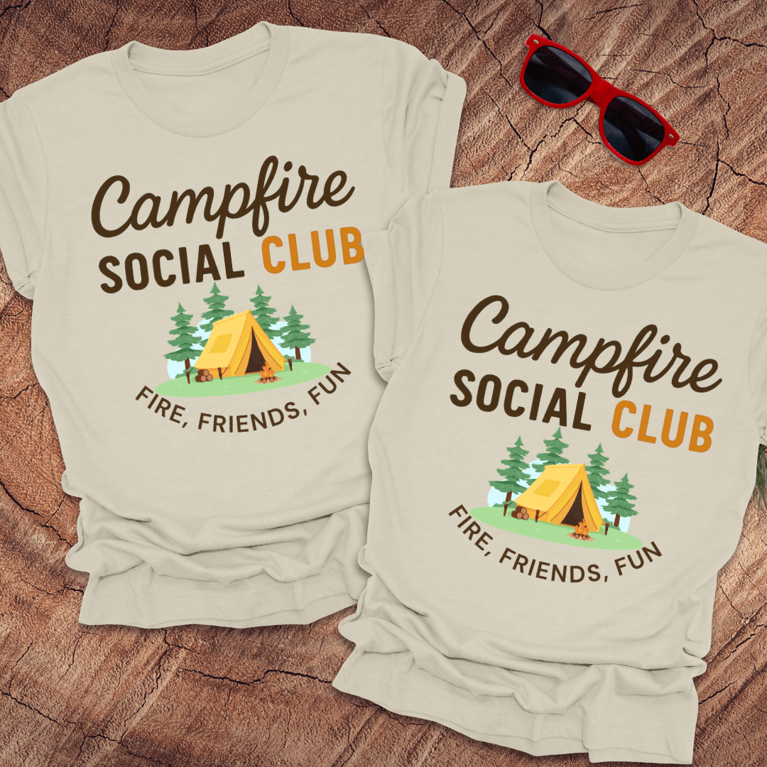 Campfire Social Club Tee - Wandering Owl Adventure Gear
