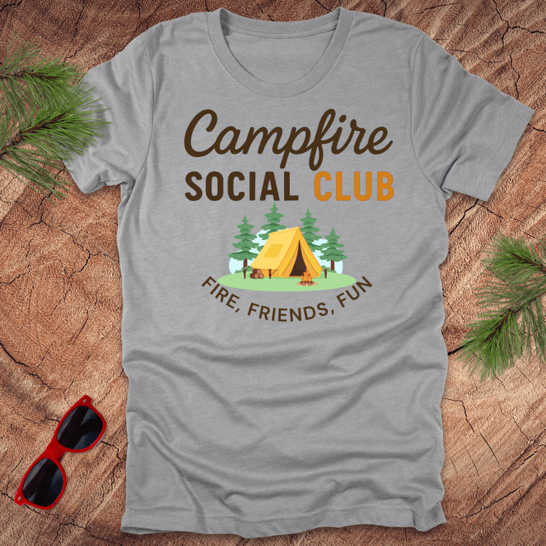 Campfire Social Club Tee - Wandering Owl Adventure Gear