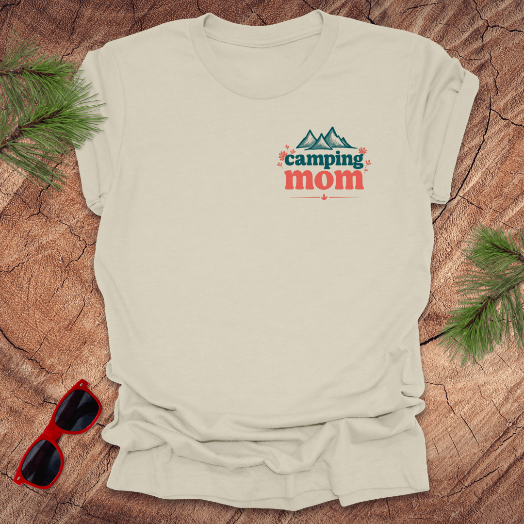 Camping Mom Flowers Tee - Wandering Owl Adventure Gear