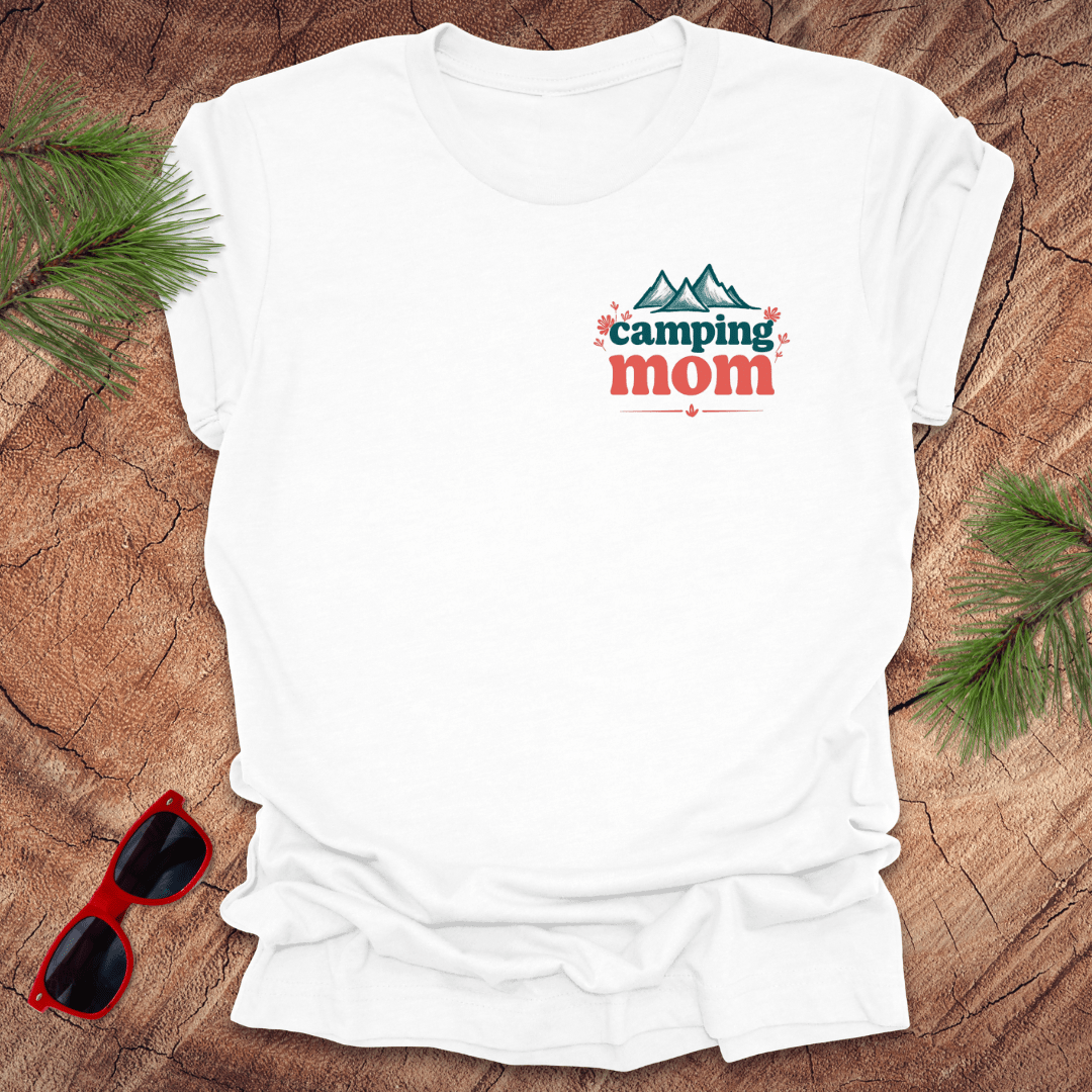Camping Mom Flowers Tee - Wandering Owl Adventure Gear
