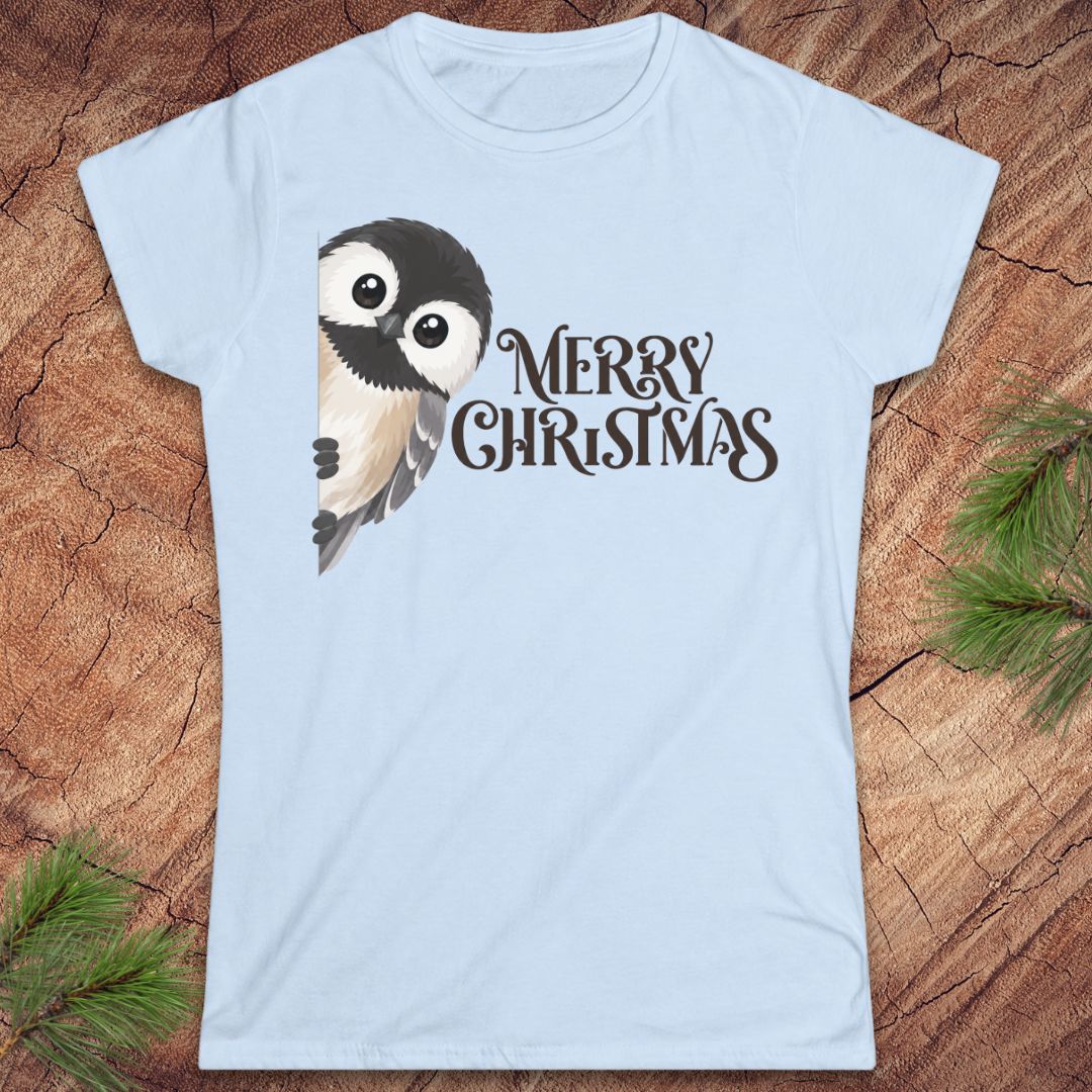 Christmas Chickadee Women's Tee