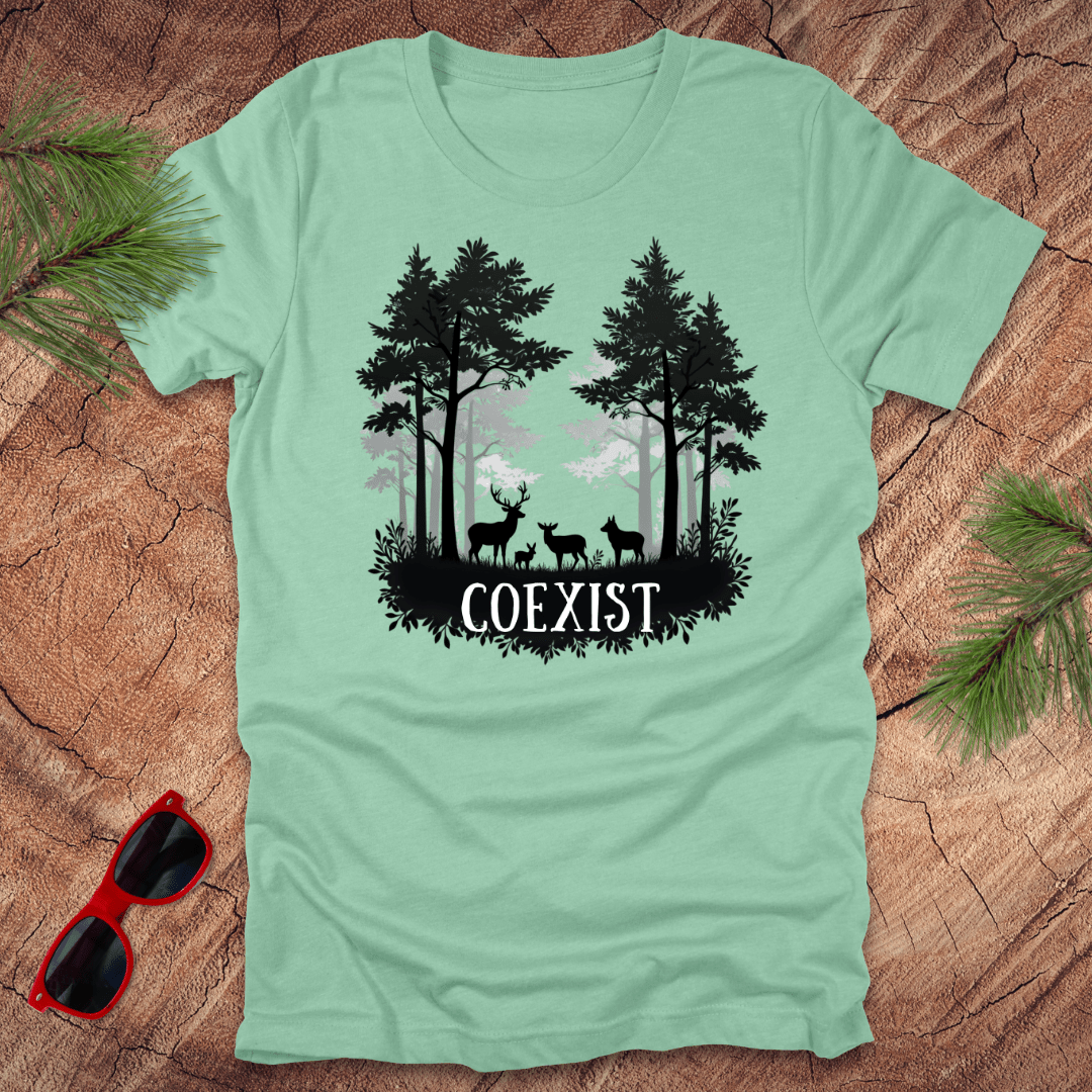 Coexist Nature Tee - Wandering Owl Adventure Gear