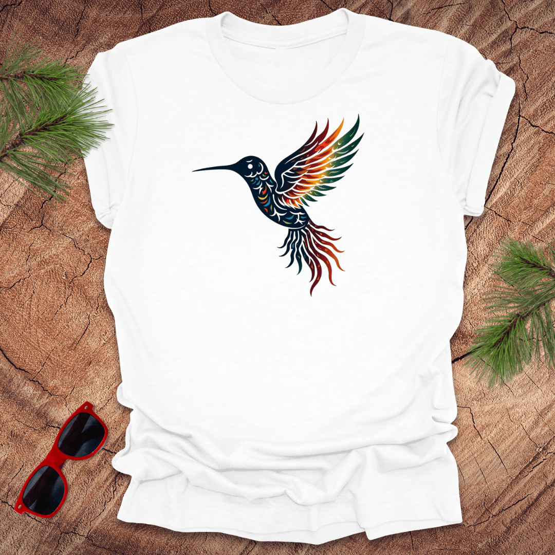 Colorful Hummingbird Tee - Wandering Owl Adventure Gear