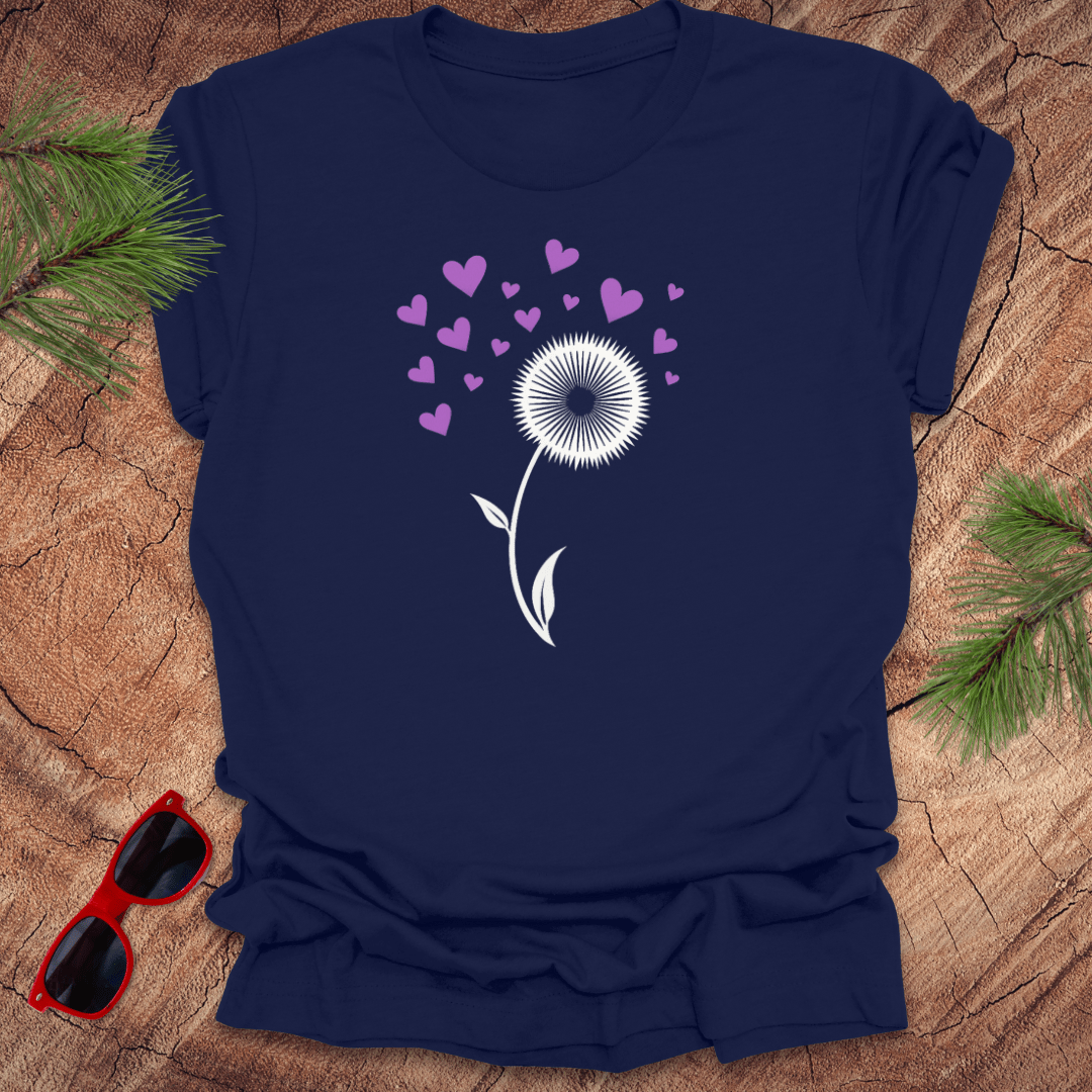 Dandelion Hearts Tee - Wandering Owl Adventure Gear