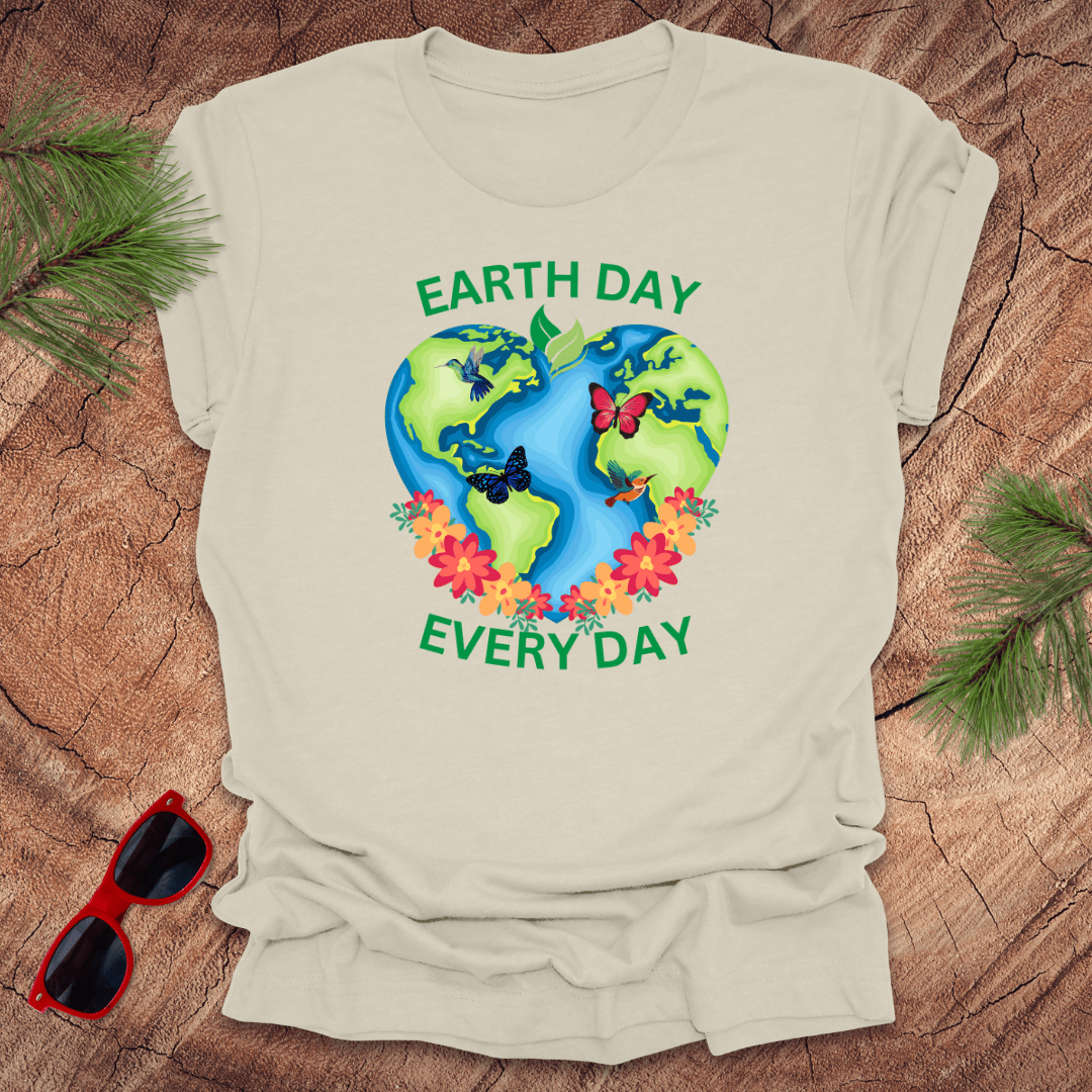 Earth Day Every Day Tee - Wandering Owl Adventure Gear