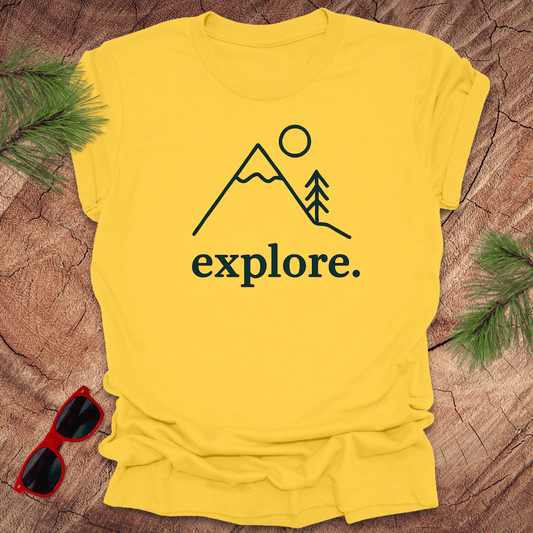 Explore Minimalist Tee - Wandering Owl Adventure Gear
