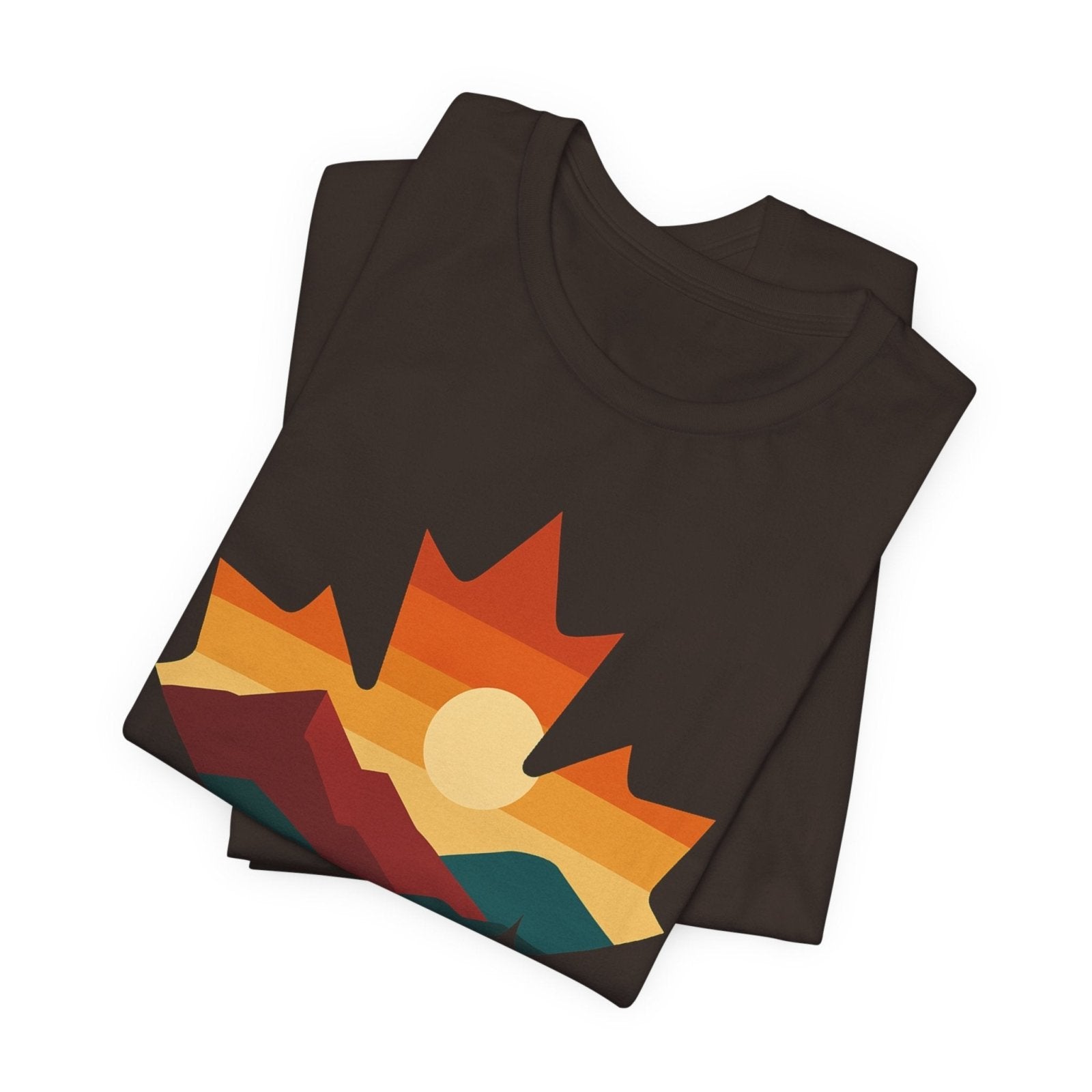 Fall Mountain Scene Tee - Wandering Owl Adventure Gear