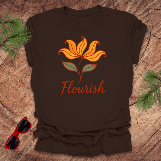 Flourish Floral Tee - Wandering Owl Adventure Gear
