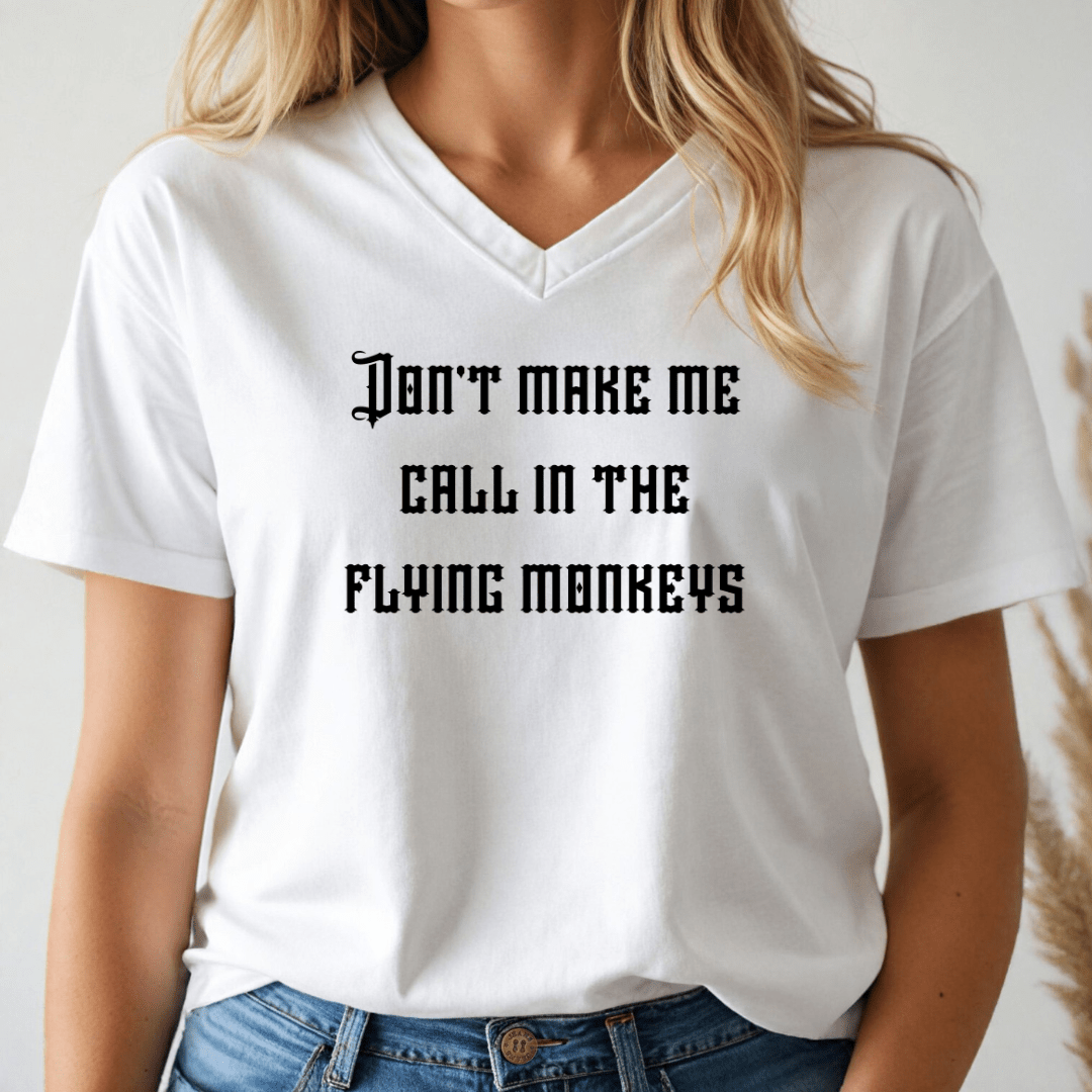 Flying Monkeys V - neck Tee - Wandering Owl Adventure Gear