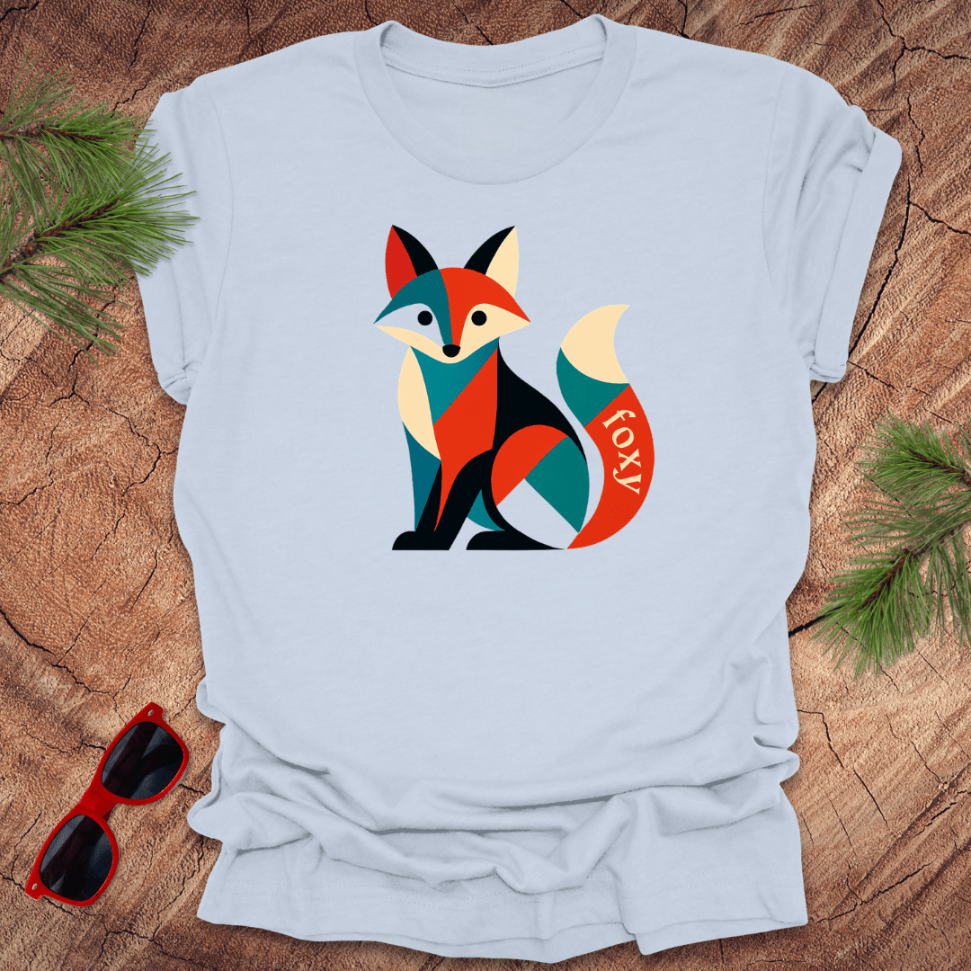 Geometric Foxy Tee - Wandering Owl Adventure Gear