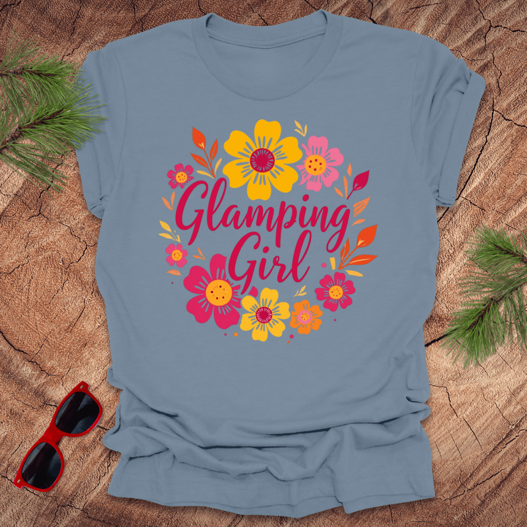 Glamping Girl Tee - Wandering Owl Adventure Gear