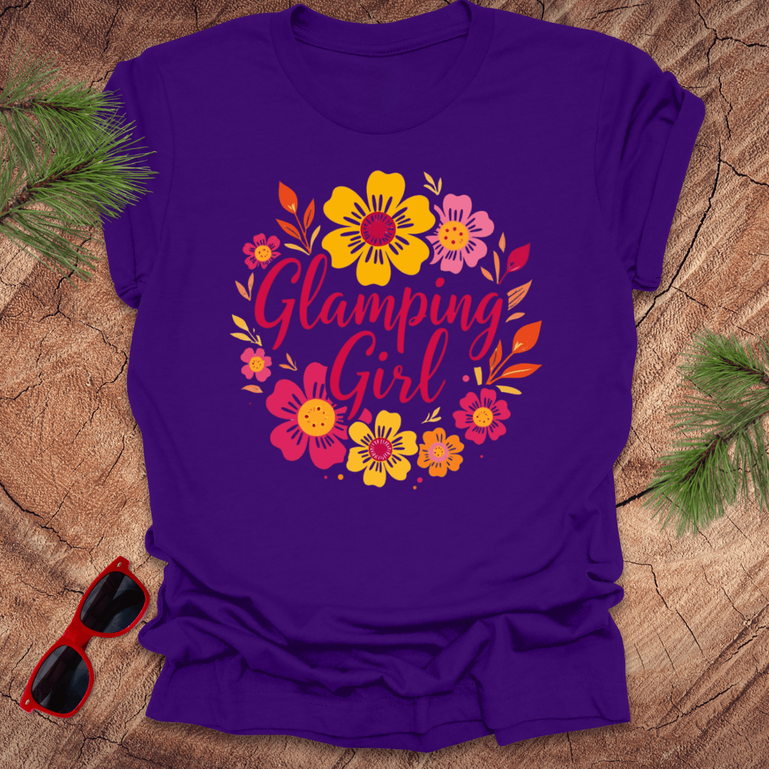 Glamping Girl Tee - Wandering Owl Adventure Gear