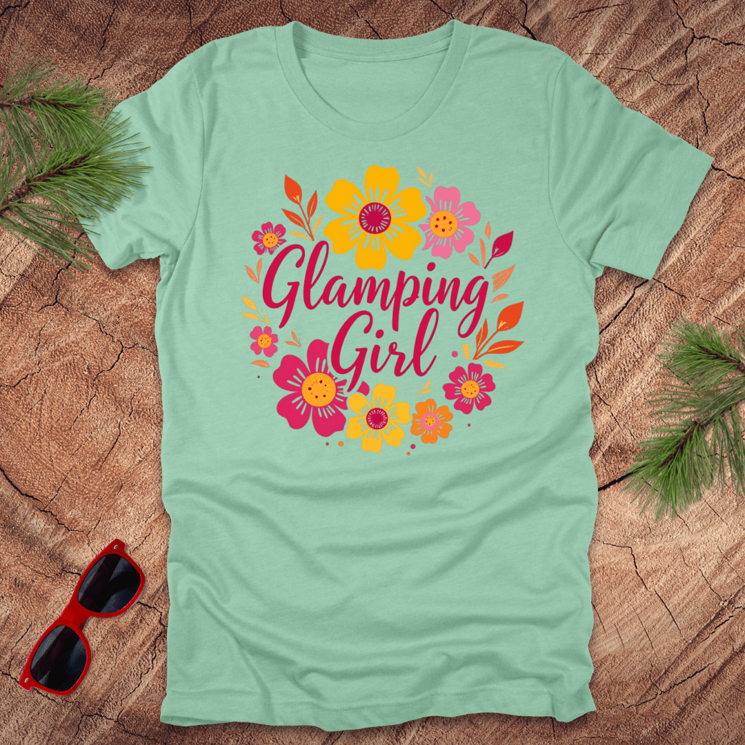Glamping Girl Tee - Wandering Owl Adventure Gear