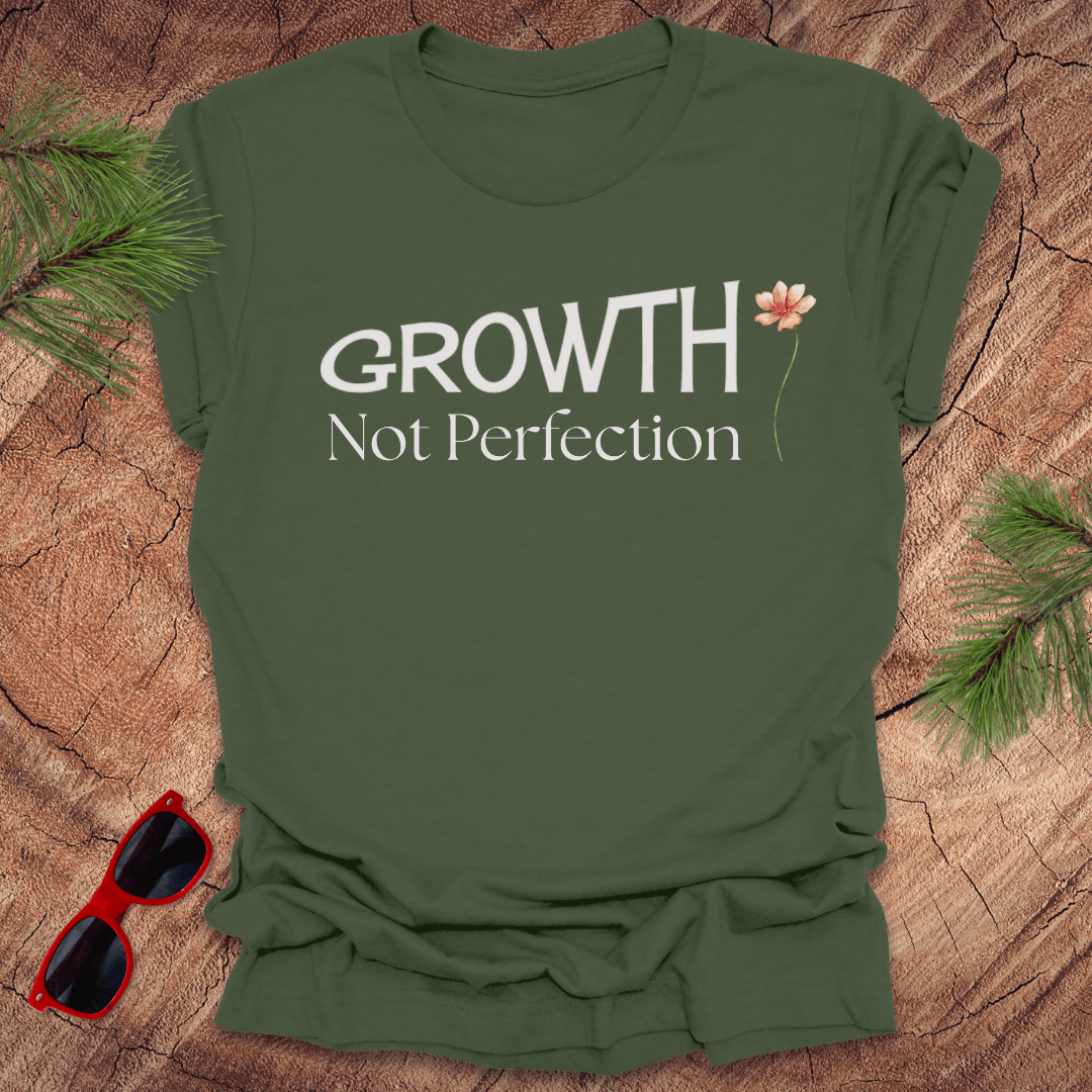 Growth Not Perfection Tee - Wandering Owl Adventure Gear